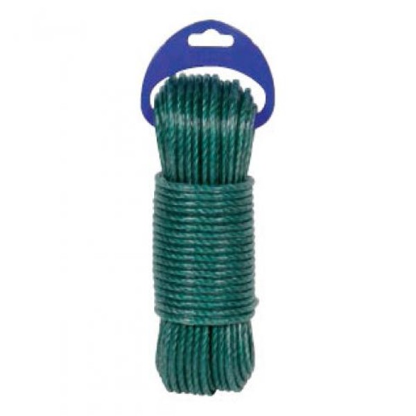 CUERDA CABLEADA PLAST. 5MM VERDE