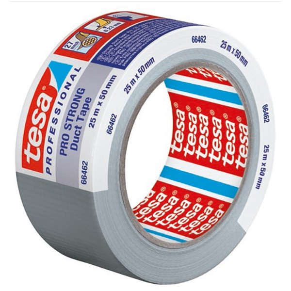 Cinta multius americana Tesa gris 25mts 50mm 66462-00001-00