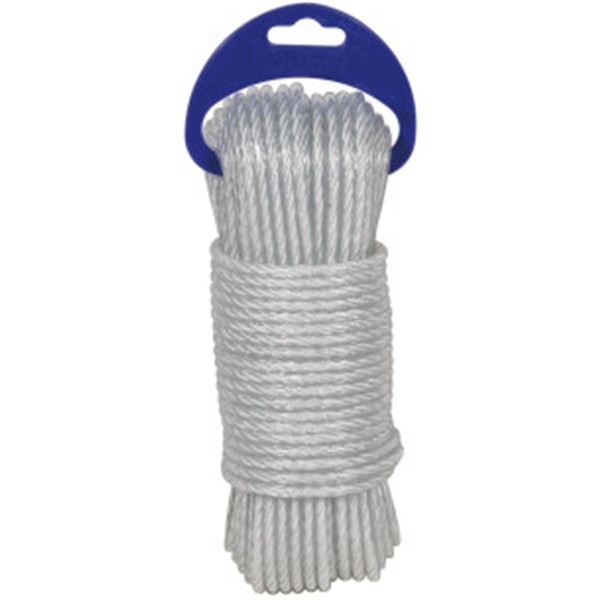 Rull 25mts. corda cablejada PE plastif. Profer 4c 5mm blanc PH1317