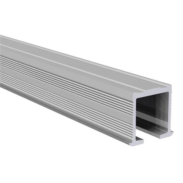 Perfil superior 2mts. SF-16 / SF-26 Alum. anod. plata