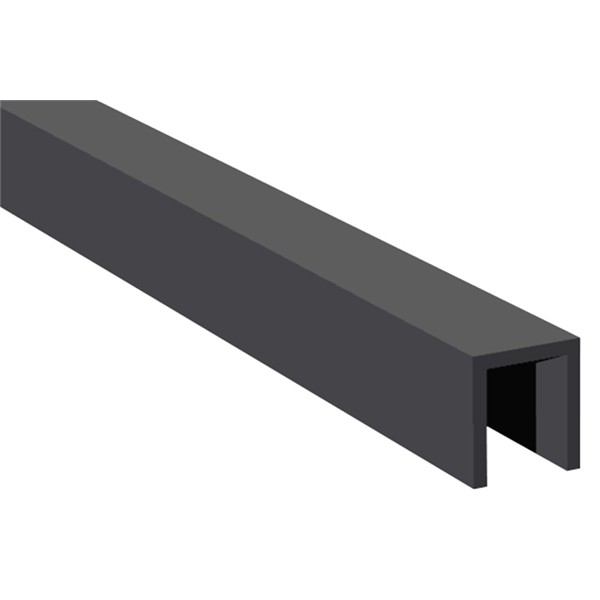 Perfil inferior negre 3mts. SF-16 / SF-26