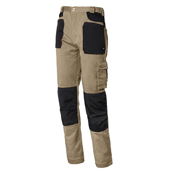 Pantalons beix genolleres Stretch L 8730C