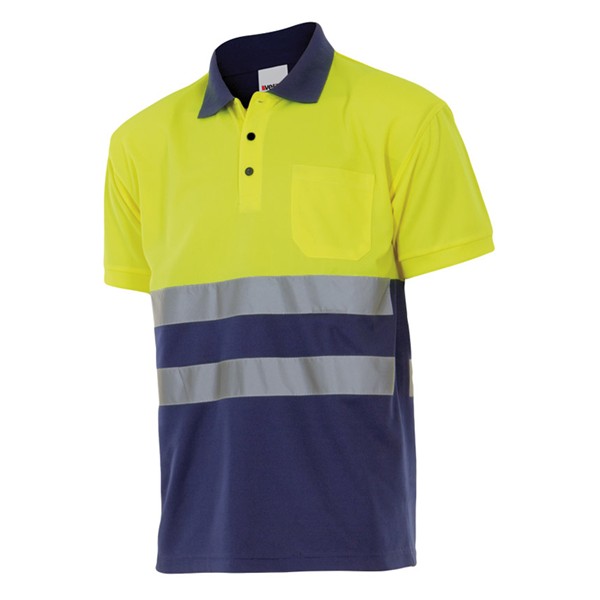 POLO A.VISIBILITAT AMAR/MARINO XXL
