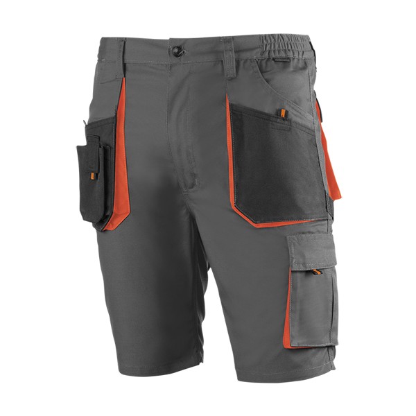 BERMUDA POL/ALG. NEGRO-NARANJA JUBA XXL 962