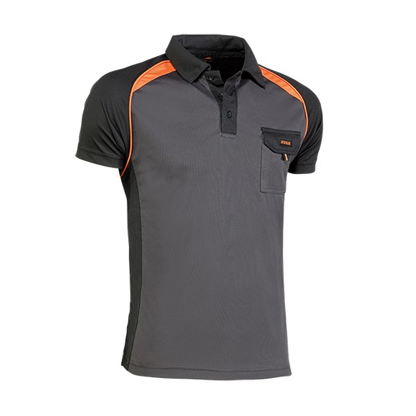 POLO M/CORTA C/BOLSILLO NGR/NJA L