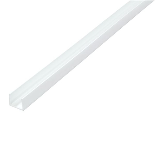 Perfil U 15x15-2,5M alumini blanc 90685