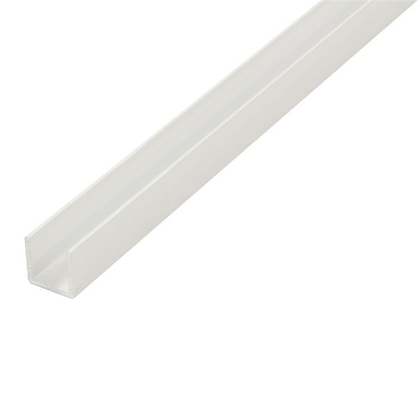 Perfil U 15x15-2,5M alumini plata 90686