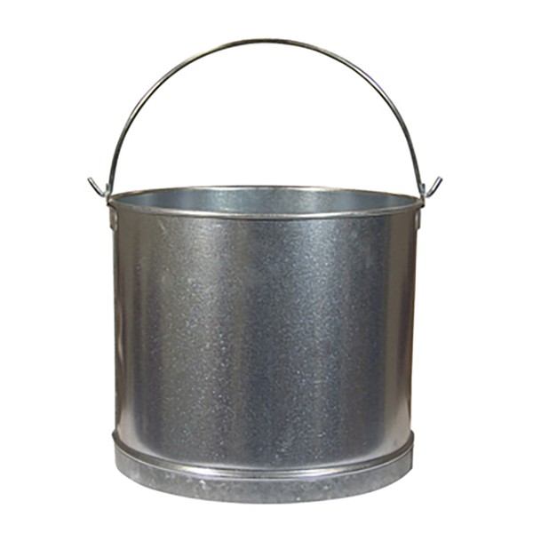 CUBO RECTO GALVANIZ S/TAPA 23X25 11 L