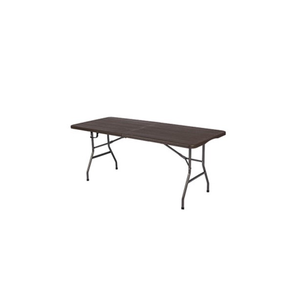 Taula plegable polietile Profer marro 180x74x74 PH1418