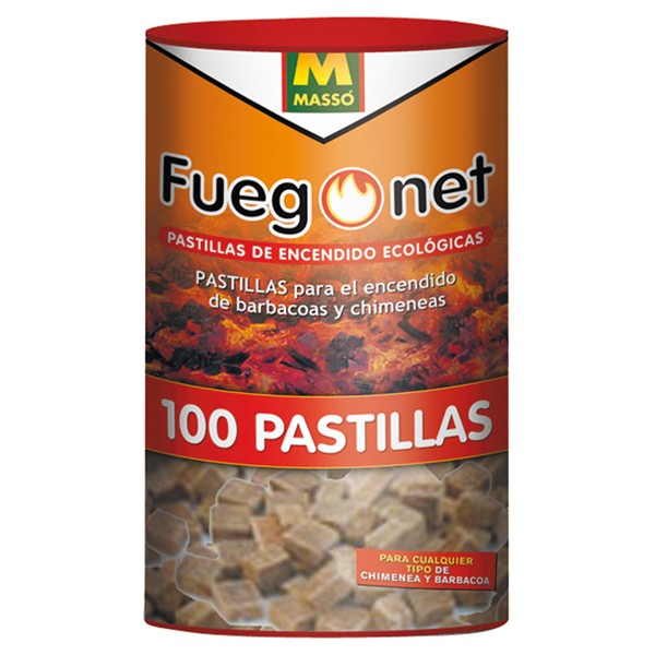 Caixa 100 pastilles encendre ecol. flower 