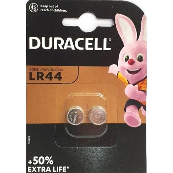 Piles Duracell Ref LR44