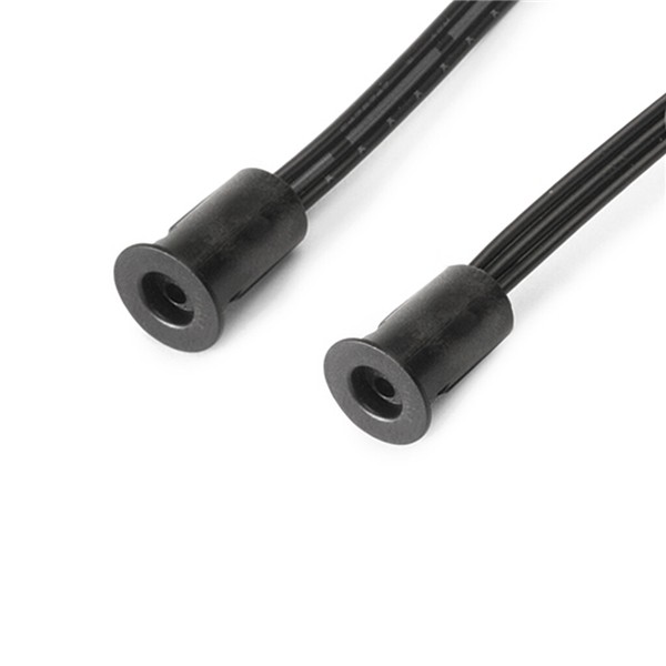 Sensor LED Smart door DOBLE (proximitat) (12V DC) (24V DC) Pl&agrave;stic Negre
