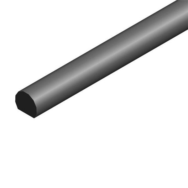 Barra tancament espanyoleta 2,4mts negre mod.2800