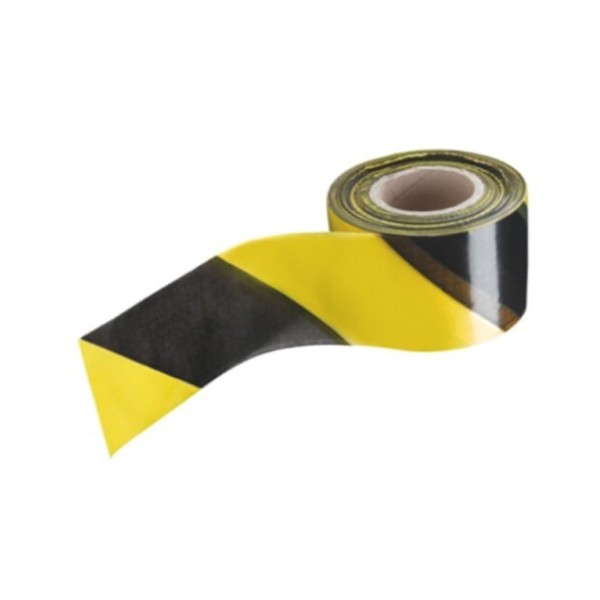 Cinta senyalitzacio groc/negre 7cm x 200m