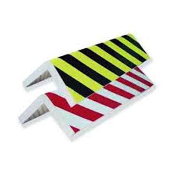 Protector de impactos angular Blanco/Rojo PROT-A380X160-B/R