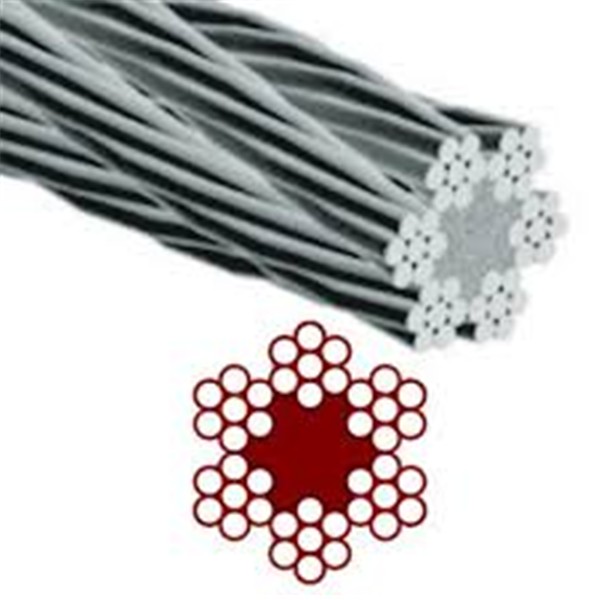 Rull cable galv. 50mts.6x7+1. 3mm
