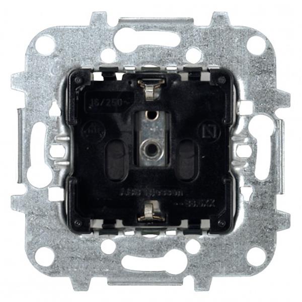 Base d'endoll 2P+T lateral Schuko sense garra - Ref. 8188 - NIESSEN