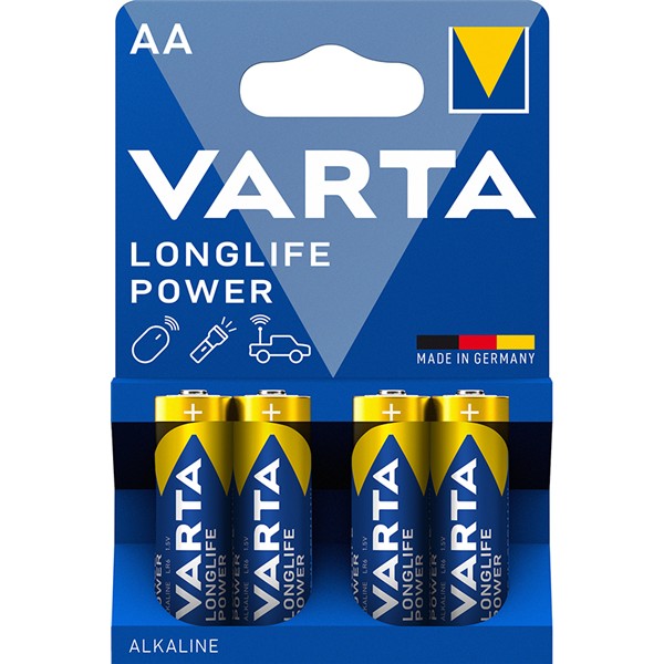 Bl 4 piles Varta AA LR-6