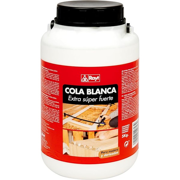Cola extra blanca 5 kg Rayt
