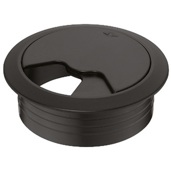 Passacables Negre &Oslash;60mm
