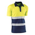 Polo alta visibilidad amarillo/azul