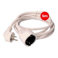 Prolong.maneg.EDM 3x1,5 T/TL 3x1,5mm 5mts Blanc
