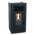 ESTUFA PELLET NEGRA AUDAX 10 KW