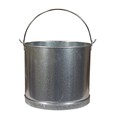 CUBO RECTO GALVANIZ S/TAPA 23X25 11 L