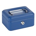 CAJA CAUDALES AZUL 15X11X8CM
