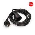 Prolongacio manega EDM 3x1,5mm T/TL 2m negre