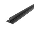 Perfil T 20x20-2,5M alumini Negre Mate
