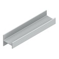 Mts. Perfil "H" terra 19mm. plata mate PRH19-S85 (4 MTS.)