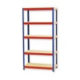 Estanteria GAYNER 177x90x45 blau/taronja