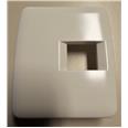 Tapa toma de tel&egrave;fon / inform&aacute;tica Arco blanco alpino