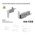 Joc pivots hidraulics porta fusta "W system" 100kg