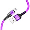 Cable 2mts USB Iphone VLIGHT colors varis